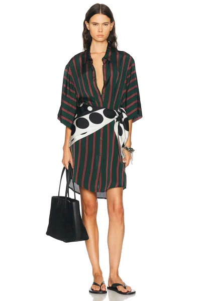 Dries Van Noten Drea Dress In Blue