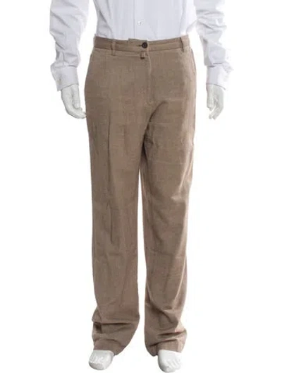 Pre-owned Dries Van Noten Dress Pants In Neutral