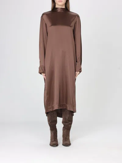 Dries Van Noten Long-sleeved Dress In Multi