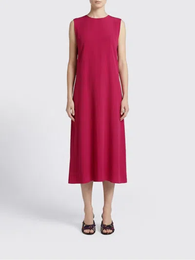 Dries Van Noten Dress Woman Color Fuchsia In Pink
