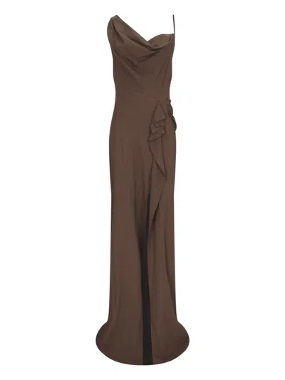 Dries Van Noten Dresses In Brown