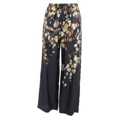 Dries Van Noten Dries Van Noted Floral-printed Straight-leg Trousers In Multicolor Silk