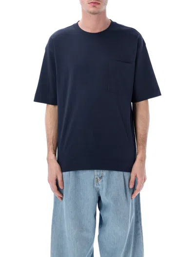 Dries Van Noten Pocket T-shirt In Blue