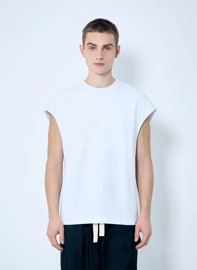 Dries Van Noten Drop-shoulder T-shirt In White