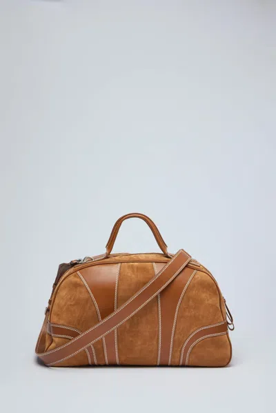 DRIES VAN NOTEN SUEDE DUFFLE BAG