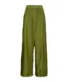 Dries Van Noten Water Repellent Trousers In Green