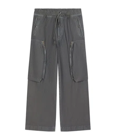 Dries Van Noten Dyed Work Casual Pants In Black