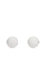 Dries Van Noten Earnail Earrings In White