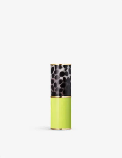 Dries Van Noten Ecailles And Yellow Lipstick Case In Ecailles And Yellow