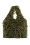 DRIES VAN NOTEN ECO FUR TOTE BAG IN