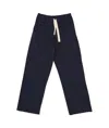 Dries Van Noten Elastic Waist Casual Pants In Blue