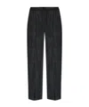 Dries Van Noten Elastic Waist Casual Pants In Black