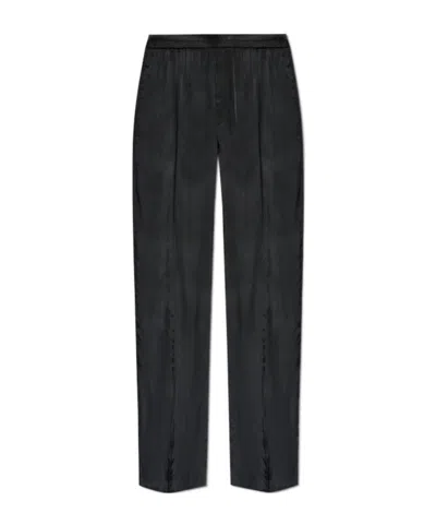 Dries Van Noten Elastic Waist Casual Pants In Black