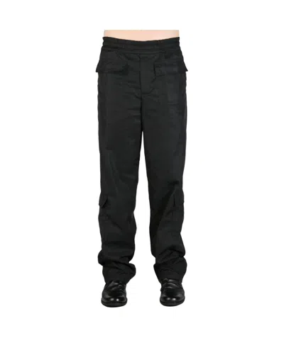 Dries Van Noten Elastic Waist Casual Pants In Black