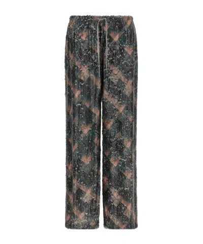 DRIES VAN NOTEN ELASTIC WAIST CASUAL PANTS