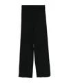 Dries Van Noten Elastic Waist Casual Pants In Black