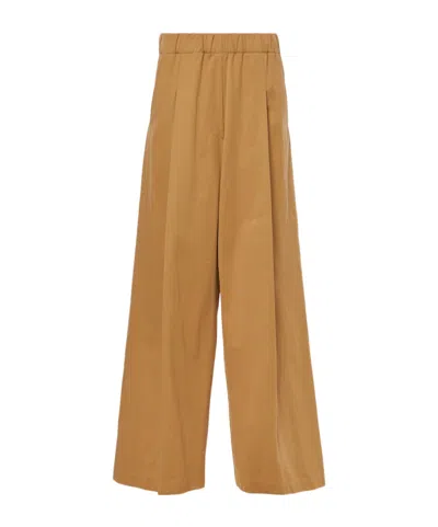 Dries Van Noten Elastic Waist Casual Pants In Multi