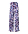 Dries Van Noten Elastic Waist Casual Pants In Multicolor
