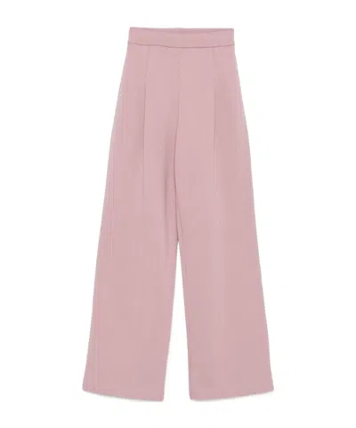 Dries Van Noten Elastic Waist Casual Pants In Pink
