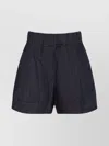 Dries Van Noten Pila Denim Shorts In Blue