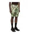 Dries Van Noten Elastic Waist Shorts