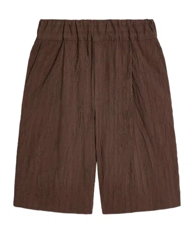 DRIES VAN NOTEN DRIES VAN NOTEN PLEATED BERMUDA SHORTS