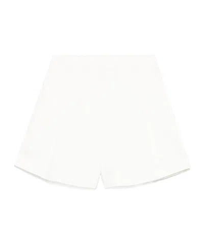 Dries Van Noten Elastic Waist Shorts In White
