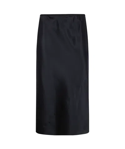 Dries Van Noten Elastic Waist Skirt In Black