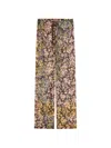 Dries Van Noten Elasticated Jacquard Pants In Multi