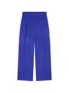 Dries Van Noten Elasticated Overdyed Pants In Blue
