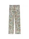 Dries Van Noten Elasticated Pleated Pants In Multi
