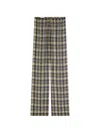Dries Van Noten Elasticated Pleated Pants In Green
