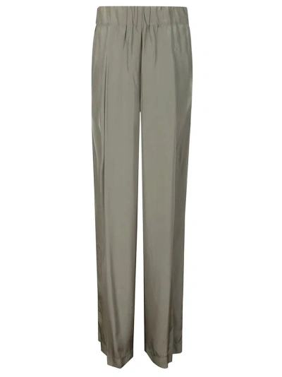 Dries Van Noten Elasticated Waistband Trousers In Grey