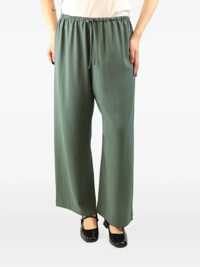 Pre-owned Dries Van Noten Elasticated-drawstring Trousers In Green