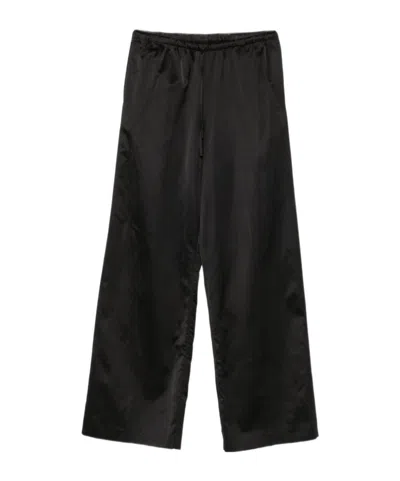 Dries Van Noten Elastic-waist Casual Trousers In Black