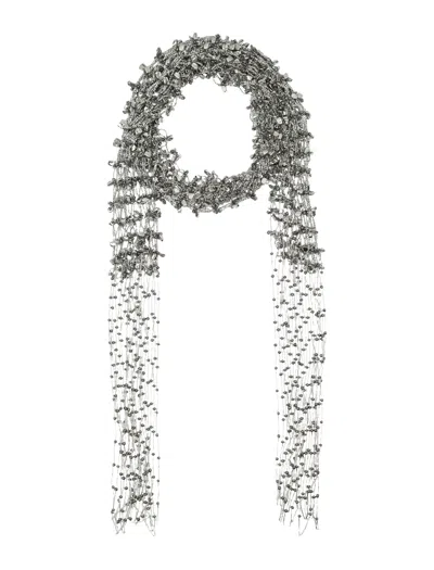 Dries Van Noten Elegant Mini Accessory Bag For Women - Ss26 Collection In Silver