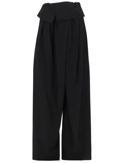 Dries Van Noten Elegant Women's Trousers - Ss26 Collection In Black