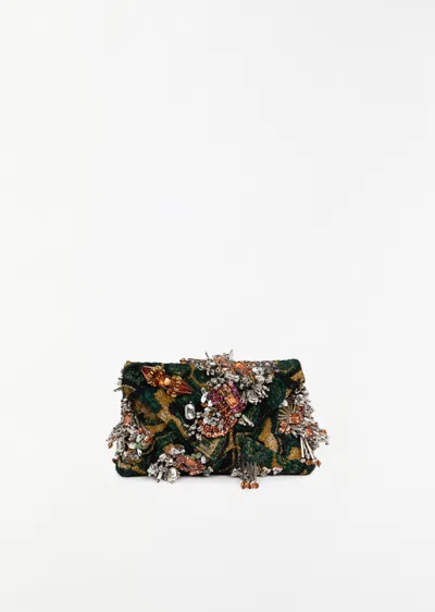 Dries Van Noten Embelished Envelope Clutch