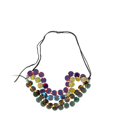Dries Van Noten Embellished Beaded Necklace In Multi