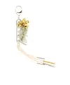 Dries Van Noten Decorative Brooch Featuring Beaded Design In Gold