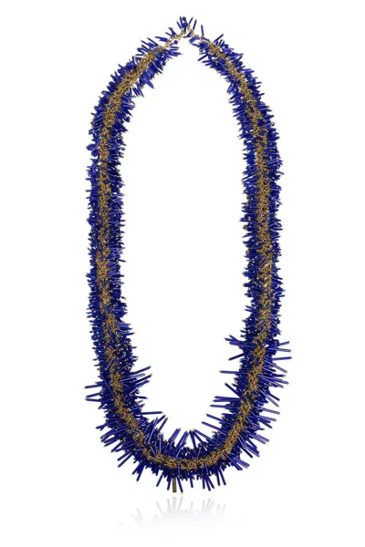 DRIES VAN NOTEN EMBELLISHED CHAINED NECKLACE