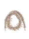 Dries Van Noten Beaded Jewel Scarf Necklace Bronze Finish In Pink