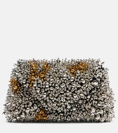 DRIES VAN NOTEN EMBELLISHED CLUTCH