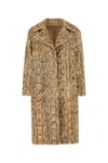 Dries Van Noten Cappotto Ricca In Cotone Decorato  Donna