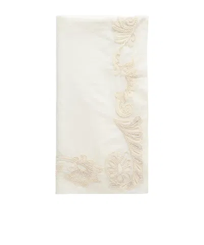 Dries Van Noten Embellished Cotton Scarf In Neutral