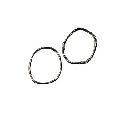 Pre-owned Dries Van Noten Embellished Cuffs 'silver' | Women's Size M