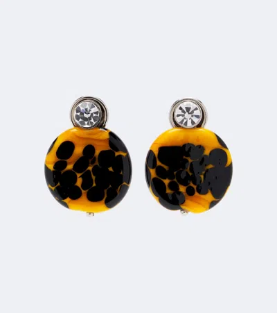 Dries Van Noten Embellished Earrings In Multicoloured