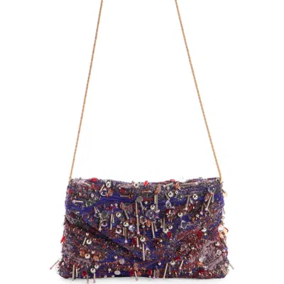 Dries Van Noten Embellished Envelope Clutch