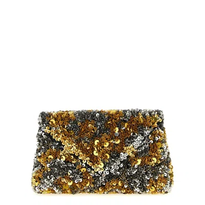 Dries Van Noten Embellished Envelope Clutch