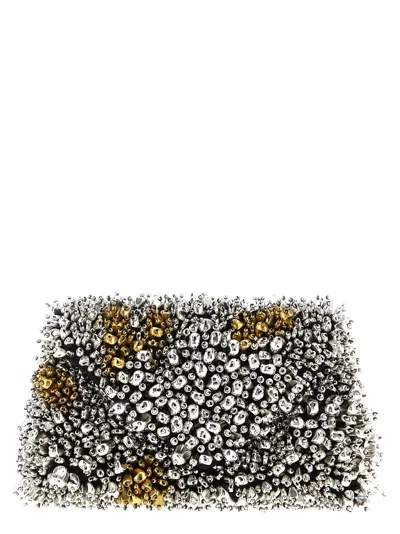DRIES VAN NOTEN EMBELLISHED ENVELOPE CLUTCH